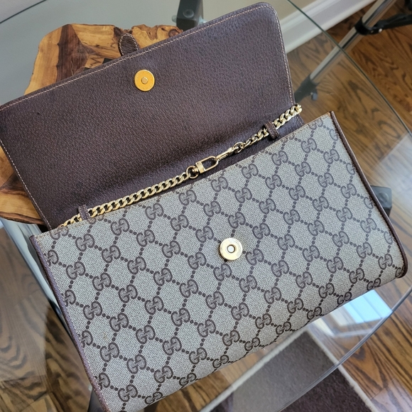 Gucci GG Monogram Coated Canvas Shoulder Bag..Authentic!! - Picture 8 of 16
